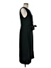 Ann Taylor 100% Polyester Solid Black Casual Dress Size 8 - photo 4