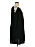 Roz & Ali Solid Black Casual Dress Size XL - photo 4