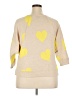 Hard Candy Hearts Yellow Pullover Sweater Size XXL - photo 2