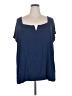 BLOOMCHIC Blue Short Sleeve T-Shirt Size 28 - photo 1