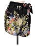 Zara Basic 100% Polyester Floral Black Casual Skirt Size M - photo 1