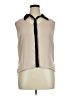 Alythea 100% Polyester Tan Sleeveless Blouse Size XL (estimated) - photo 1