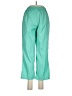 Unbranded 100% Polyester Solid Teal Casual Pants Size M (petite) - photo 2