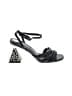 Circus NY by Sam Edelman Graphic Black Sandals Size 8 1/2 - photo 1