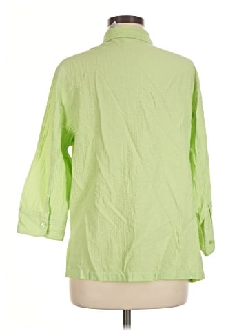 White Stag 3/4 Sleeve Button-Down Shirt (view 2)