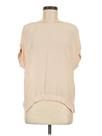 Alice + Olivia Short Sleeve Silk Top (view 1)