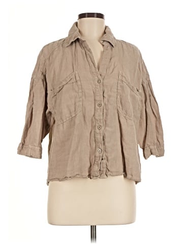Kut from the Kloth 3/4 Sleeve Button-Down Shirt (view 1)
