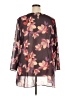 LOGO by Lori Goldstein 100% Polyester Brown 3/4 Sleeve Blouse Size 2X - photo 2