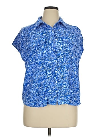 C by ONE Short Sleeve Blouse (view 1)