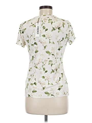 L'Agence Short Sleeve Blouse (view 2)