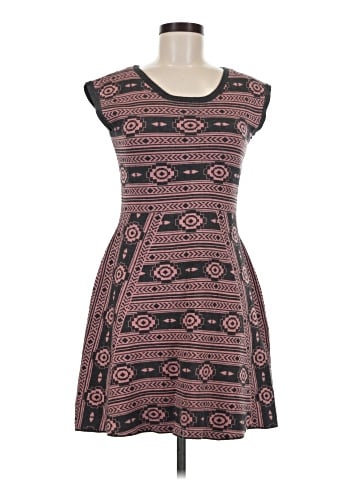 Pink Rose Casual Dress (view 1)