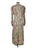 MNG Animal Print Tan Casual Dress Size 10 - photo 2