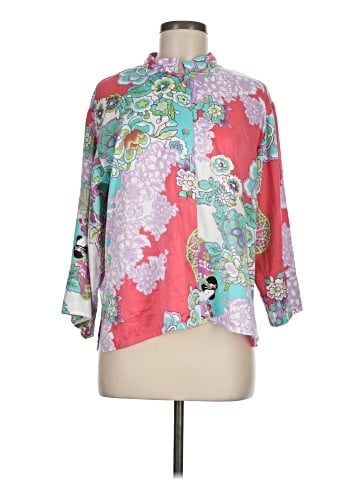 Natori 3/4 Sleeve Blouse (view 1)