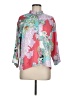 Natori 100% Polyester Paisley Pink 3/4 Sleeve Blouse Size M - photo 1
