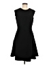 Halogen Solid Black Cocktail Dress Size M - photo 1