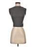 OAK + FORT Gray Sleeveless T-Shirt Size XS - photo 1