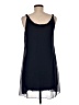 Lux 100% Polyester Solid Blue Casual Dress Size M - photo 2