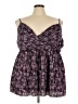 Venezia 100% Polyester Paisley Purple Sleeveless Blouse Size 22 - 24 Plus - photo 1
