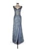 Cinderella Divine 100% Polyester Blue Cocktail Dress Size L - photo 1