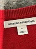 Amazon Essentials 100% Cotton Red Pullover Sweater Size XL - photo 7