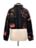 Cider 100% Polyester Graphic Black Faux Fur Jacket Size XL - photo 1