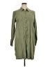 Merona 100% Lyocell Green Long Sleeve Button-Down Shirt Size XL - photo 1
