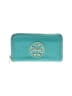 Tory Burch Teal Leather Wallet One size - photo 1