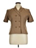 Larry Levine 100% Polyester Tan Blazer Size 14 Petite - photo 1