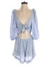 FP One 100% Viscose Checkered-gingham Blue Romper Size S - photo 1