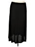Notations Solid Black Casual Skirt Size 2X - photo 1