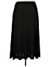 Notations Solid Black Casual Skirt Size 2X - photo 2