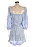 FP One 100% Viscose Checkered-gingham Blue Romper Size S - photo 2