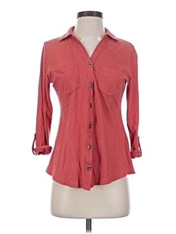 Style&Co 3/4 Sleeve Button-Down Shirt (view 1)