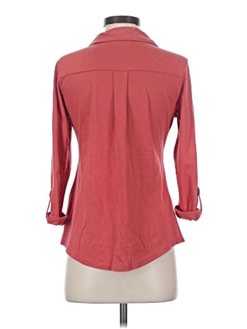Style&Co 3/4 Sleeve Button-Down Shirt (view 2)