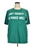 Canvas 100% Cotton Green Short Sleeve Top Size 3X - photo 1