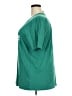 Canvas 100% Cotton Green Short Sleeve Top Size 3X - photo 5