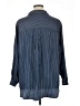 Jane and Delancey Stripes Blue Long Sleeve Button-Down Shirt Size 2X - photo 2