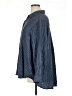 Jane and Delancey Stripes Blue Long Sleeve Button-Down Shirt Size 2X - photo 5