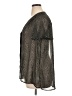 Pleione 100% Polyester Black Short Sleeve Blouse Size 1X - photo 5