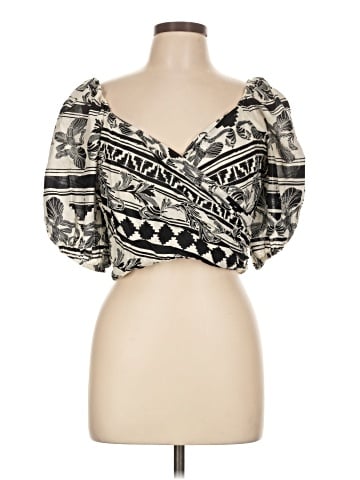 Express 3/4 Sleeve Blouse (view 1)