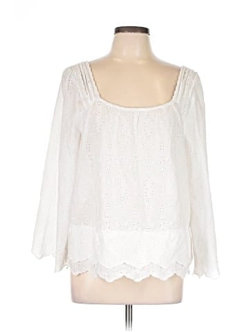 Caslon 3/4 Sleeve Blouse (view 1)