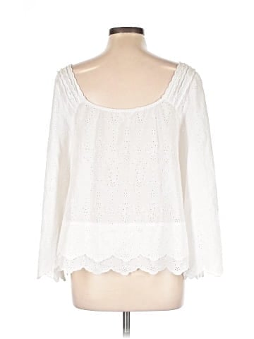 Caslon 3/4 Sleeve Blouse (view 2)