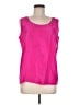 Pat Argenti Pink Sleeveless Blouse Size M - photo 1