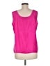 Pat Argenti Pink Sleeveless Blouse Size M - photo 2
