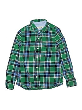 Mini Boden Long Sleeve Button Down Shirt