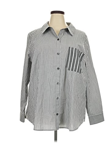 Joan Rivers Long Sleeve Button-Down Shirt (view 1)