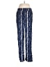 Three Dots 100% Rayon Print Blue Casual Pants Size M - photo 1