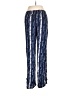 Three Dots 100% Rayon Print Blue Casual Pants Size M - photo 2