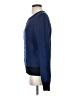 Pink Tartan Houndstooth Blue Pullover Sweater Size S - photo 5