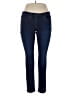 Eileen Fisher Chevron-herringbone Blue Jeans Size 14 - photo 1